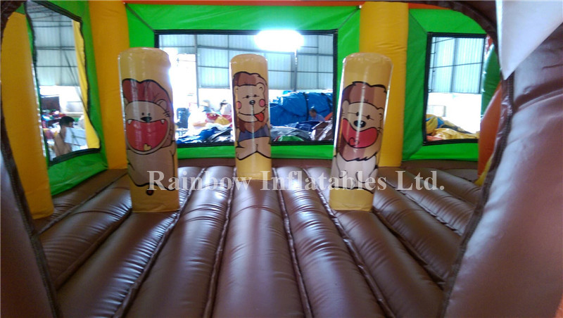 Best Commercial Inflatable Lion Theme Combo for Kids