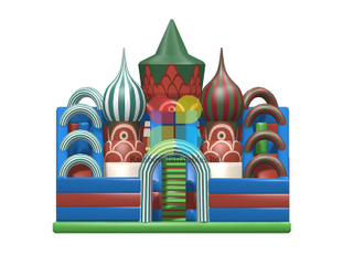 RB04153(10x8.5x8m) Inflatables castle funcity with slide new design 