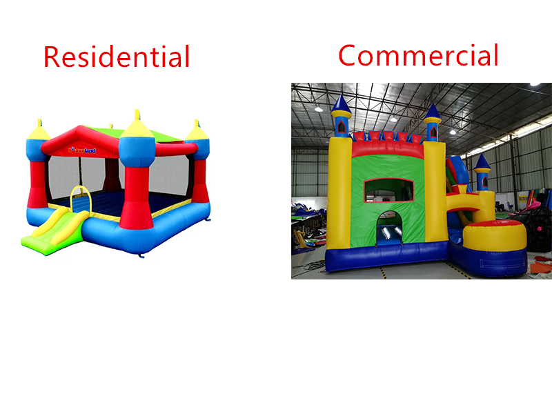 The Difference Between Residential And Commercial Bounce Houses