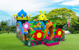 Beautiful Garden Park Flower Inflatable Playground Kids Inflatable Toy