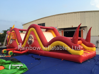 RB5039（15x3.6x4.2m）Inflatable Rainbow New Design Dragon Jumping Obstacle