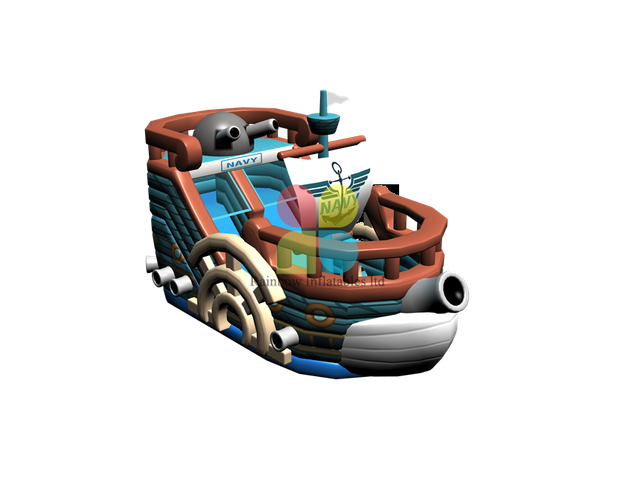 Rainbow NEW Design of Fun Pirate Ship Bouncer 