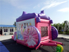 Commercial Durable Inflatable Princess Carriage Combo for Kids