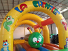 RB1027（6x4m）Inflatable Rainbow Caterpillar bouncy castle