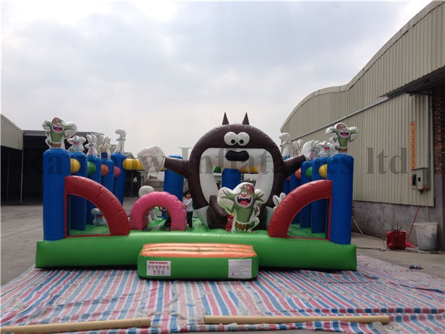 Best Quality Commercial Inflatable Totoro Theme Playground for Kids