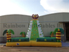 Large Outdoor Inflatable Sport Game Rock Climbing Wall Jungle Theme For Kids