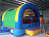 RB1136（4.5x6x4m） Inflatable Rainbow colourful bouncer for kids 