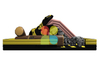 RB004152（8.5x7.5x5m）Inflatableanimal theme r funcity with slide new design