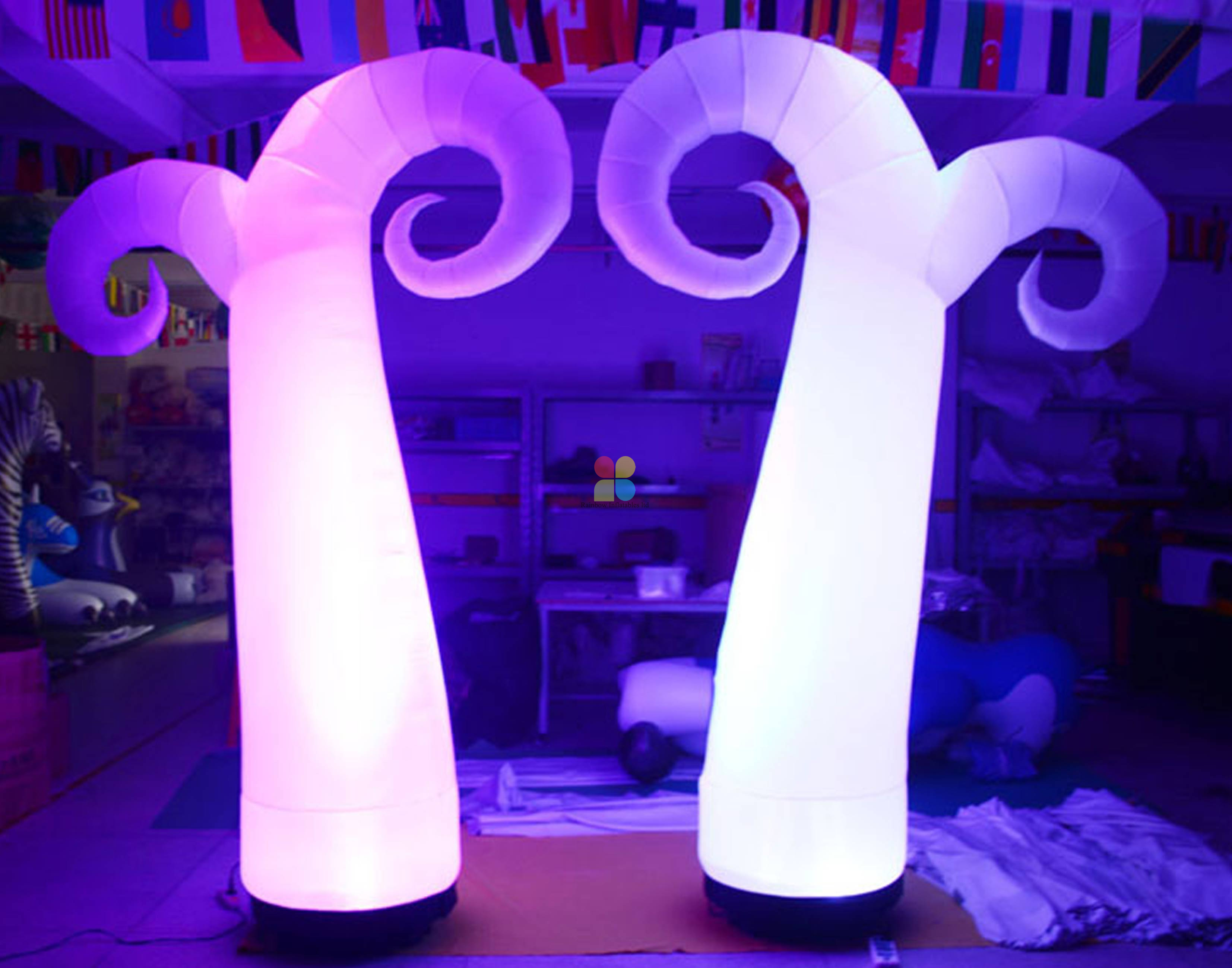 Gate Pillar Design Type Inflatable Garden Lamp Post for Sale 