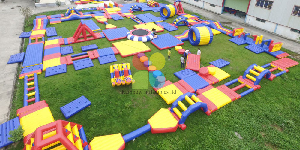 Lake Inflatable Aqua Park, Inflatable Floating Island on Sea, Inflatable Water Obstacles