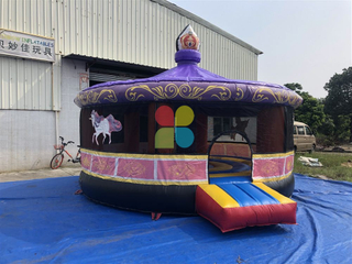 Carousel-merry-go-round-bounce-house