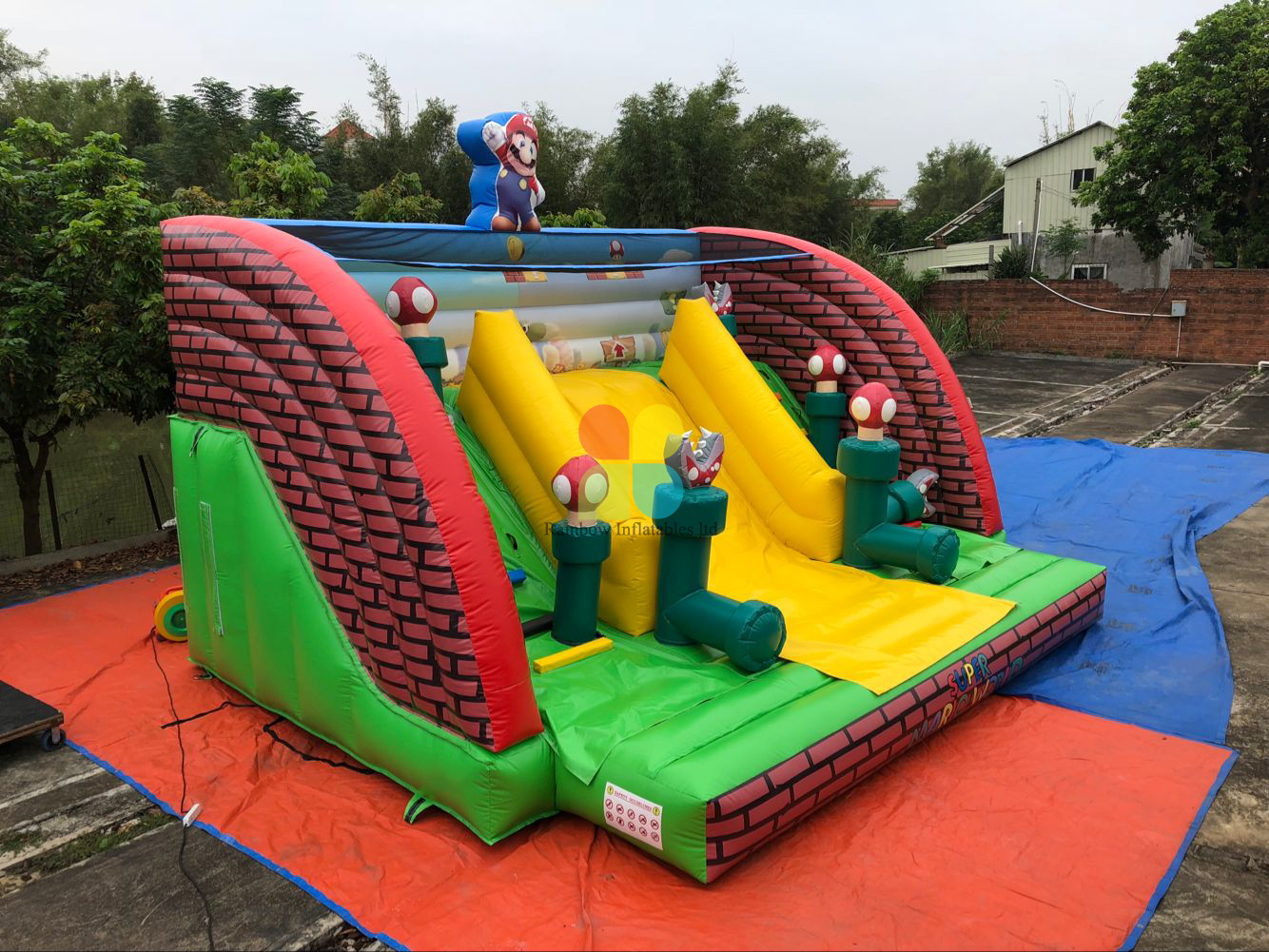  Inflatable Mario Slide Bouncer
