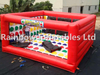 Big Indoor Commercial Inflatable Sticky Dodgeball Twister Game for Sale