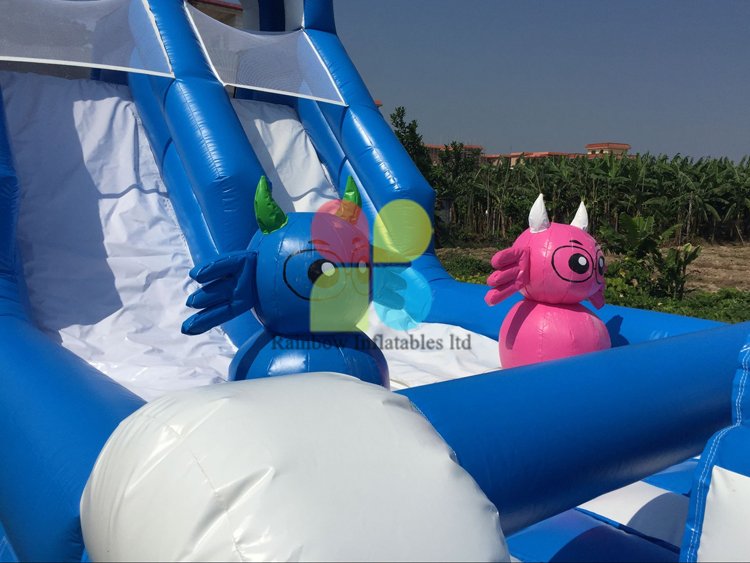 high-quality long Inflatable Obstacle Course for Child RB5208（18x4m )