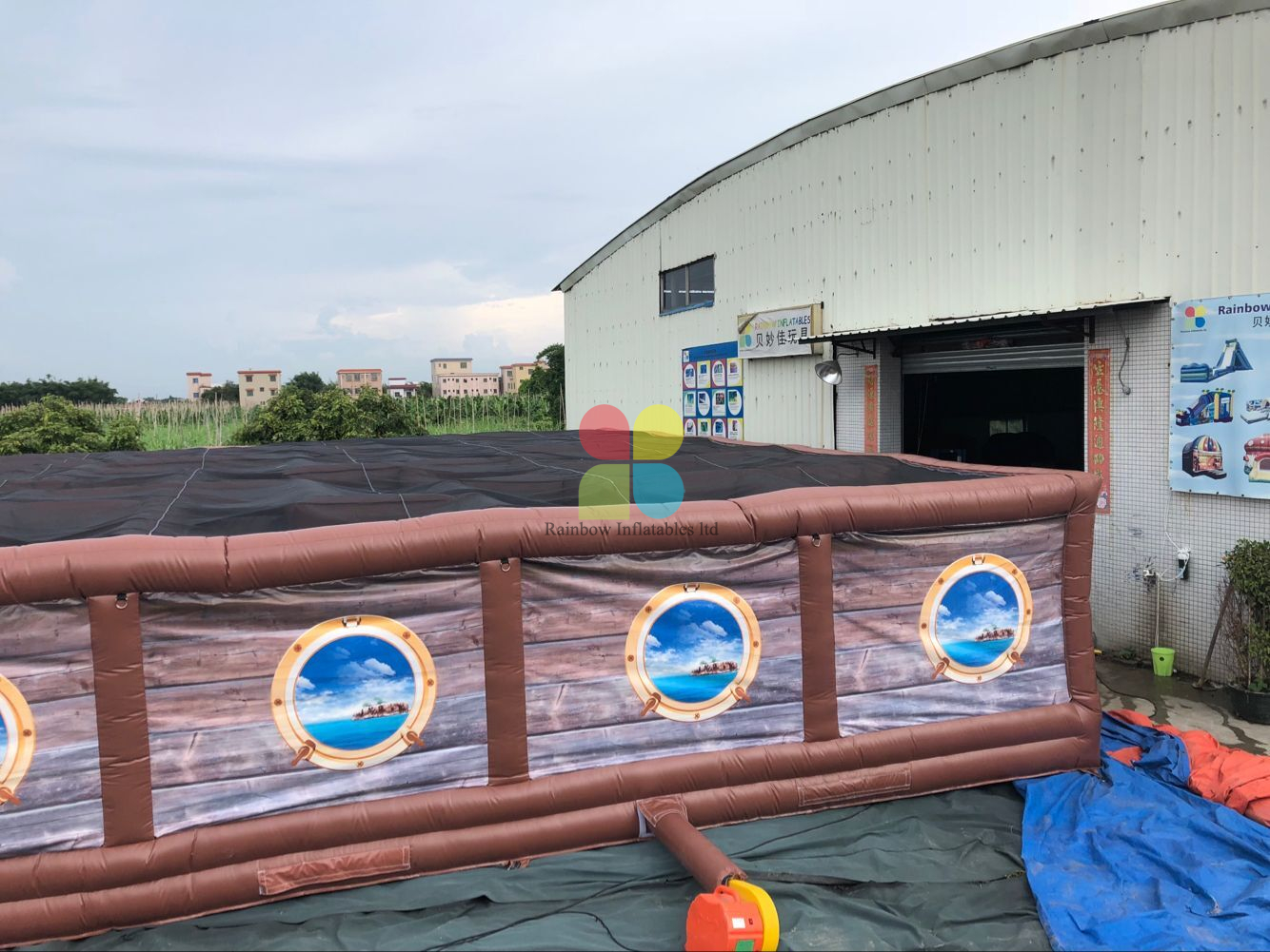 Inflatable Pirate Maze