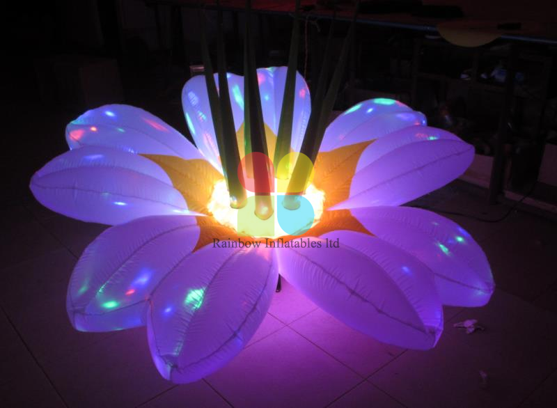 Festival Inflatable Decoration LED Flower for Advertising