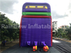 Commercial Amusement Park Use Inflatable Rainbow Color Dry Slide for Kids