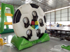 RB9040（3x3.5m）Inflatable football toss game soccer wheel 