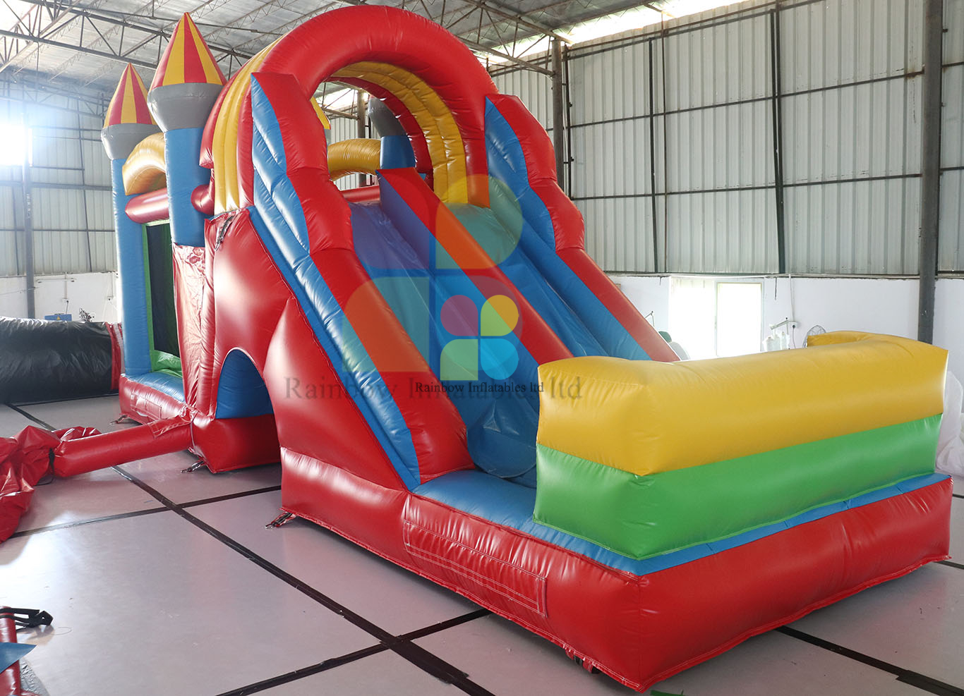 Inflatable Cartoon Combo Bouncer House 3 in 1 Combos Inflatable Bounce Combo For Sale
