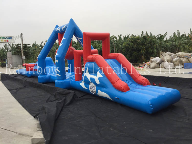 RB5056（12x2.5x2m） Inflatable New High Quality long Obstacle Course 
