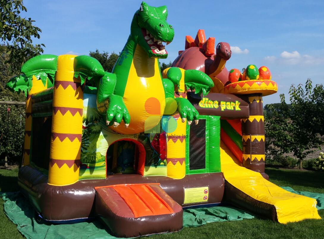 Hot Sale Inflatable Dragon And Dinosaur Combo for Park And Garden