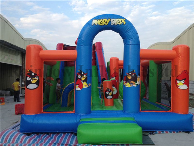 Mini Indoor Inflatable Angry Bird Funcity Playground for Kids