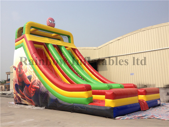 High Quality Commercial Inflatable Dry Slide Double Lanes for Sale