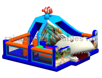 RB01053（7.6x8.5x4.5m）Inflatable Moana Playground/Funcity