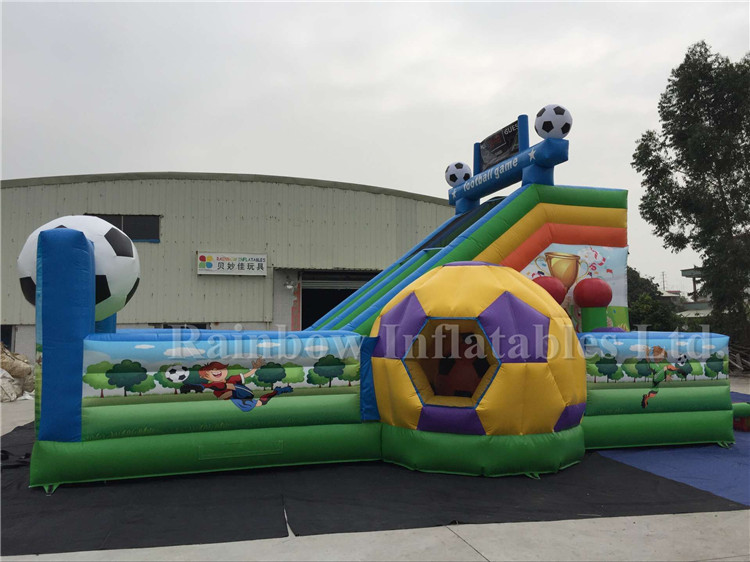 Outdoor Customized Inflatable Football Game Funcity Playground
