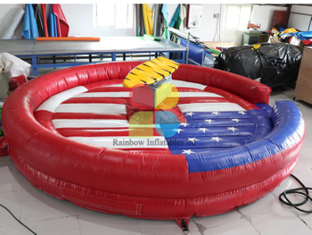 Outdoor Commercial Inflatable Rodeo Bull Game Crazy Bull Game for Adults