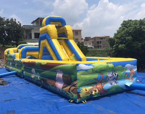 Inflatable Winnie The Pooh Theme Obstacle for Kids