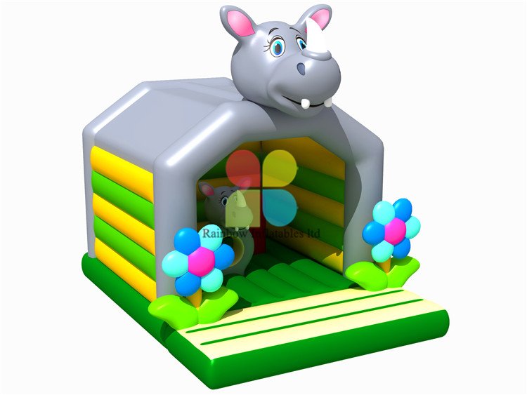 RB01026（4x5m ） Inflatable Popular hippo Bouncer for Kids 