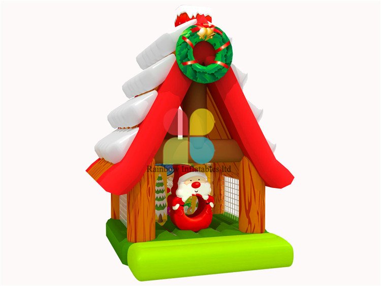 RB01010(5x4x6m) Inflatable Christmas Theme House bouncer for child new design