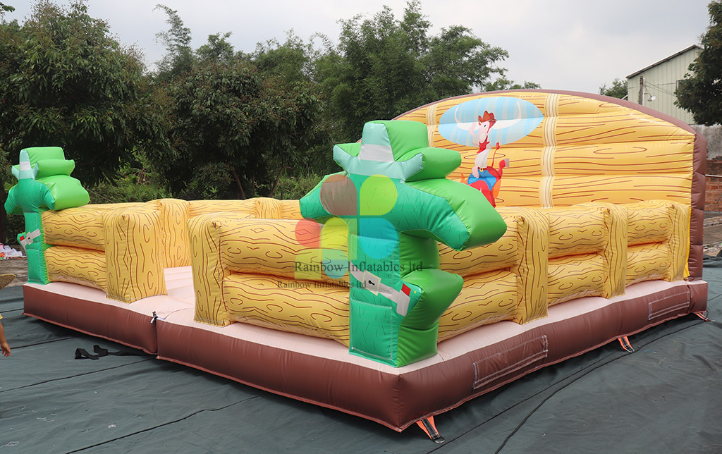 Inflatable Crazy Bull Game Inflatable Mechanical Bull Bouncer Mattress for Sale
