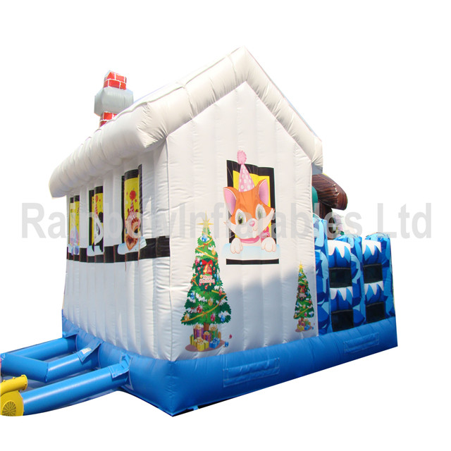 New Design Inflatable Snow Playground House for Kids