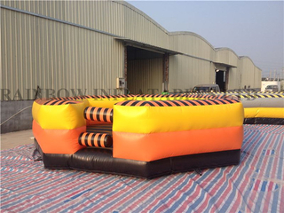 RB9124-2（7x7m ）Inflatable rodeo bull matress 
