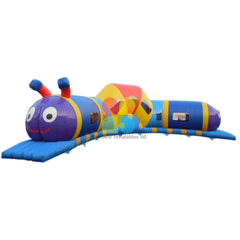 Inflatable Caterpillar crawl bouncy castle