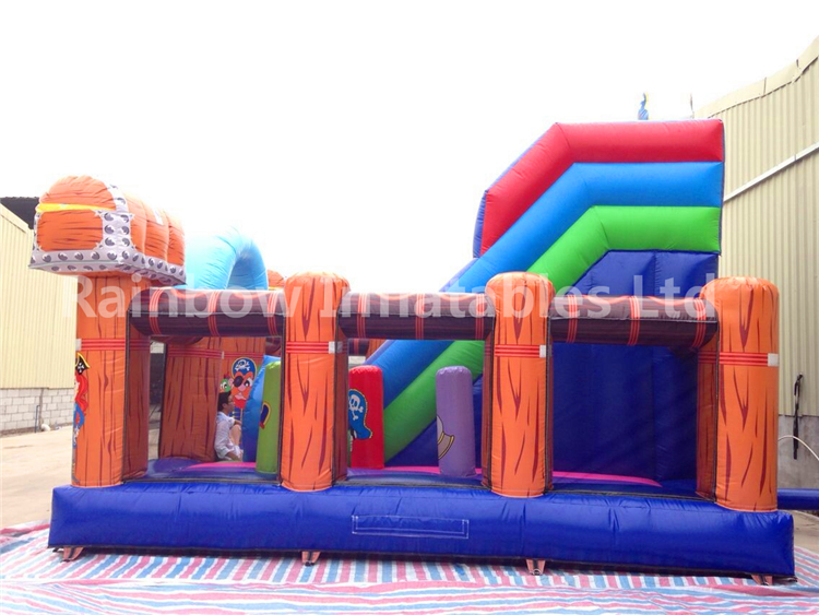 RB4127（ 6x6.5m ）Inflatable pirate theme funcity for sales