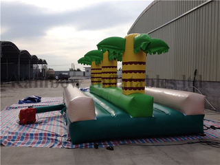 Hot Sale Summer Time Inflatable Jungle Theme Slip N Slide for Kids