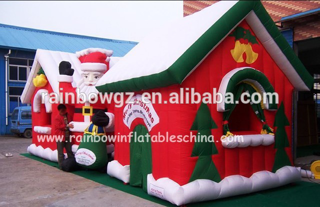 inflatable santa house