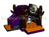 RB03107(4.5x5x3.5m) Inflatable Halloween Witch Combo Yard Decoration Inflatable Haunted House Bouncy Castle