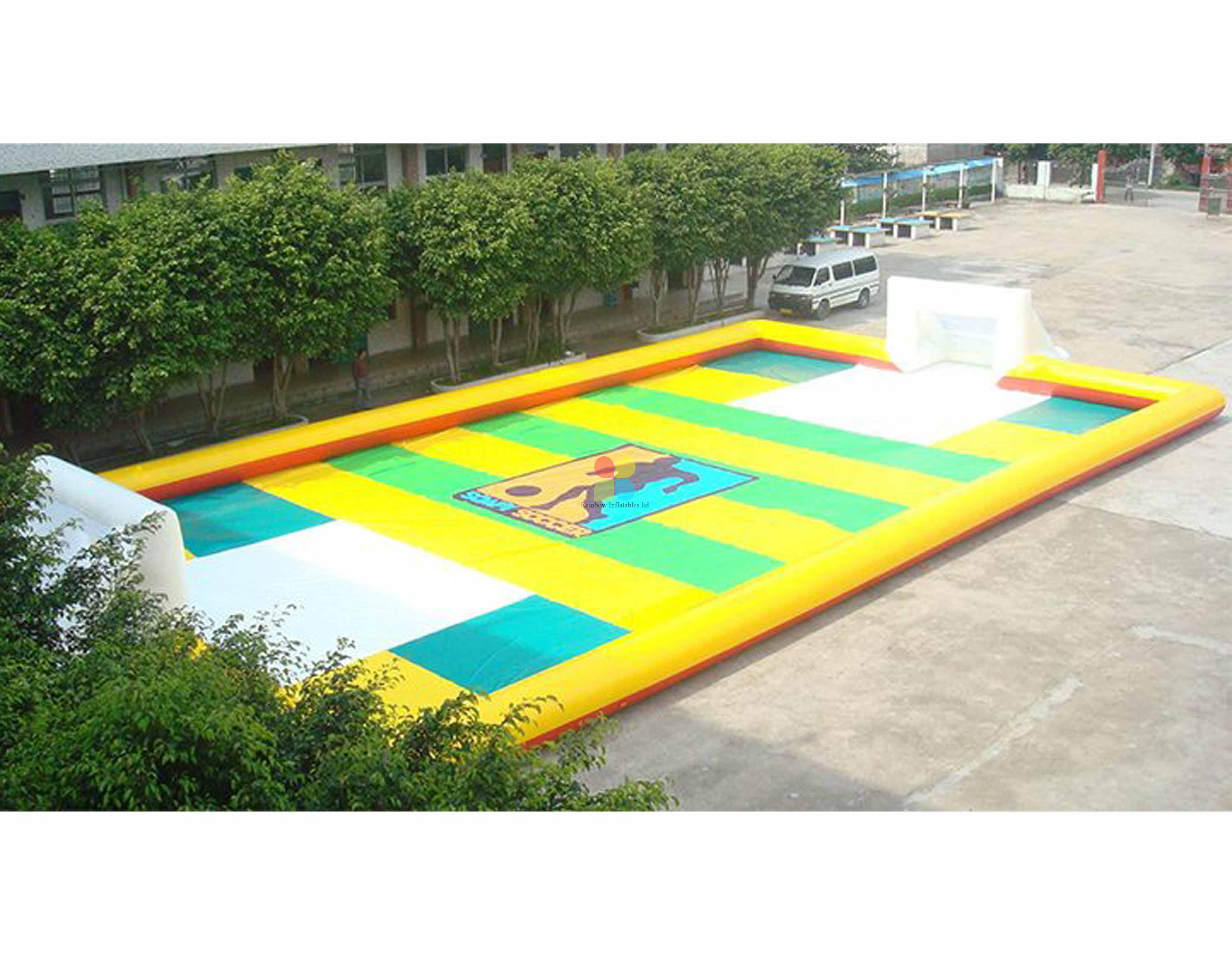 Professional Soccer Playing Field,water Soccer Game, Water Futsal Challenge, School Water Football Game