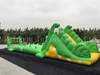 Indoor Water Park Crocodile Inflatable Pool Obstacle Course