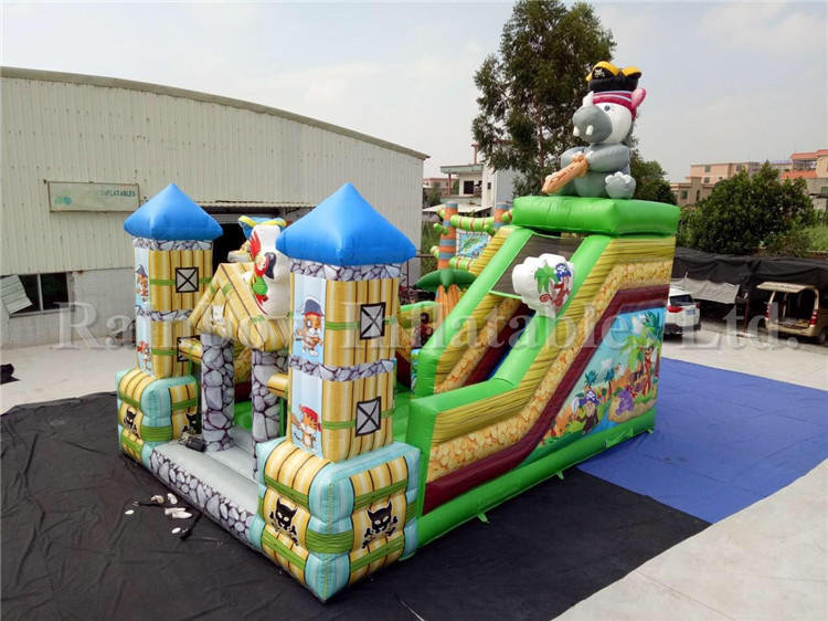 Outdoor Commercial Inflatable Animal Funland Theme Playground