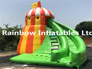 hot sale small inflatable shelter shape slide for children