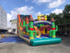 Rainbow Outdoor Gaint Inflatable Cowboy Playground for Kids