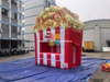 Inflatable Rainbow advertising tent popcorn tent for sale