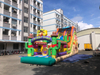 Rainbow Outdoor Gaint Inflatable Cowboy Playground for Kids