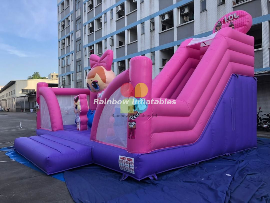  Inflatable Princess Big Eyes Combo Castle For Kids 