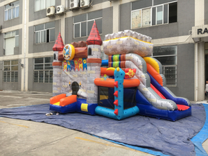 Giant Commercial Charizard slide with bouncer bouse Inflatable Dinosaur Slide for Rental